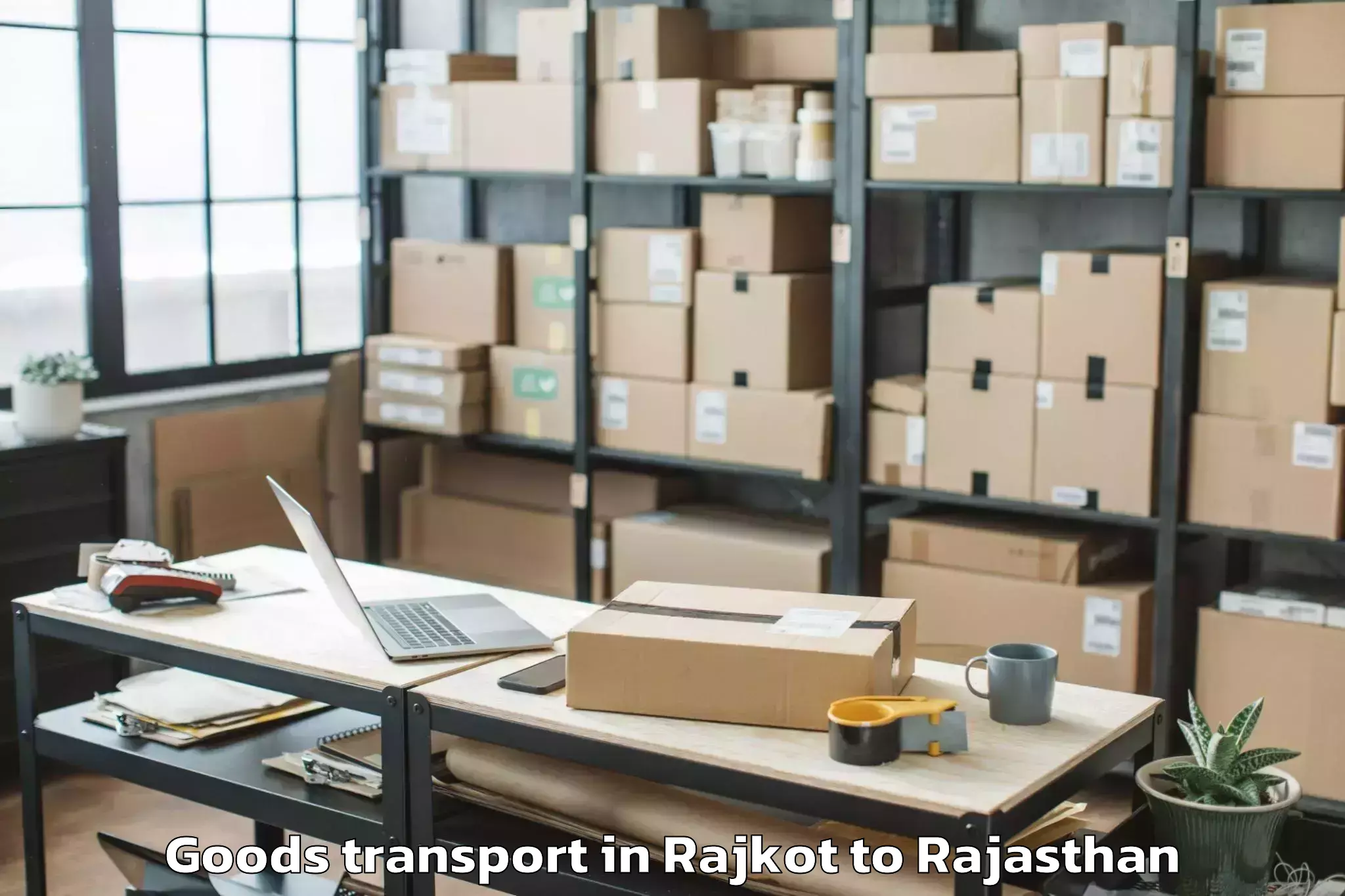 Affordable Rajkot to The Iis University Jaipur Goods Transport